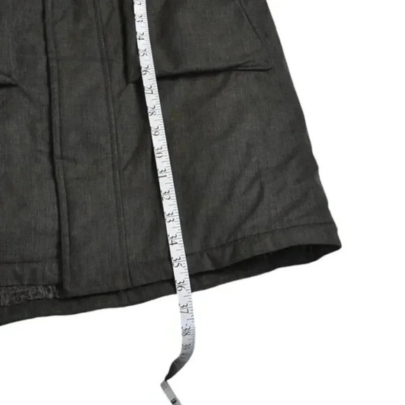 Aritzia TNA Blackcomb Parka Coat Winter Jacket Fur Lined Hooded Green Size Small - Picture 16 of 16